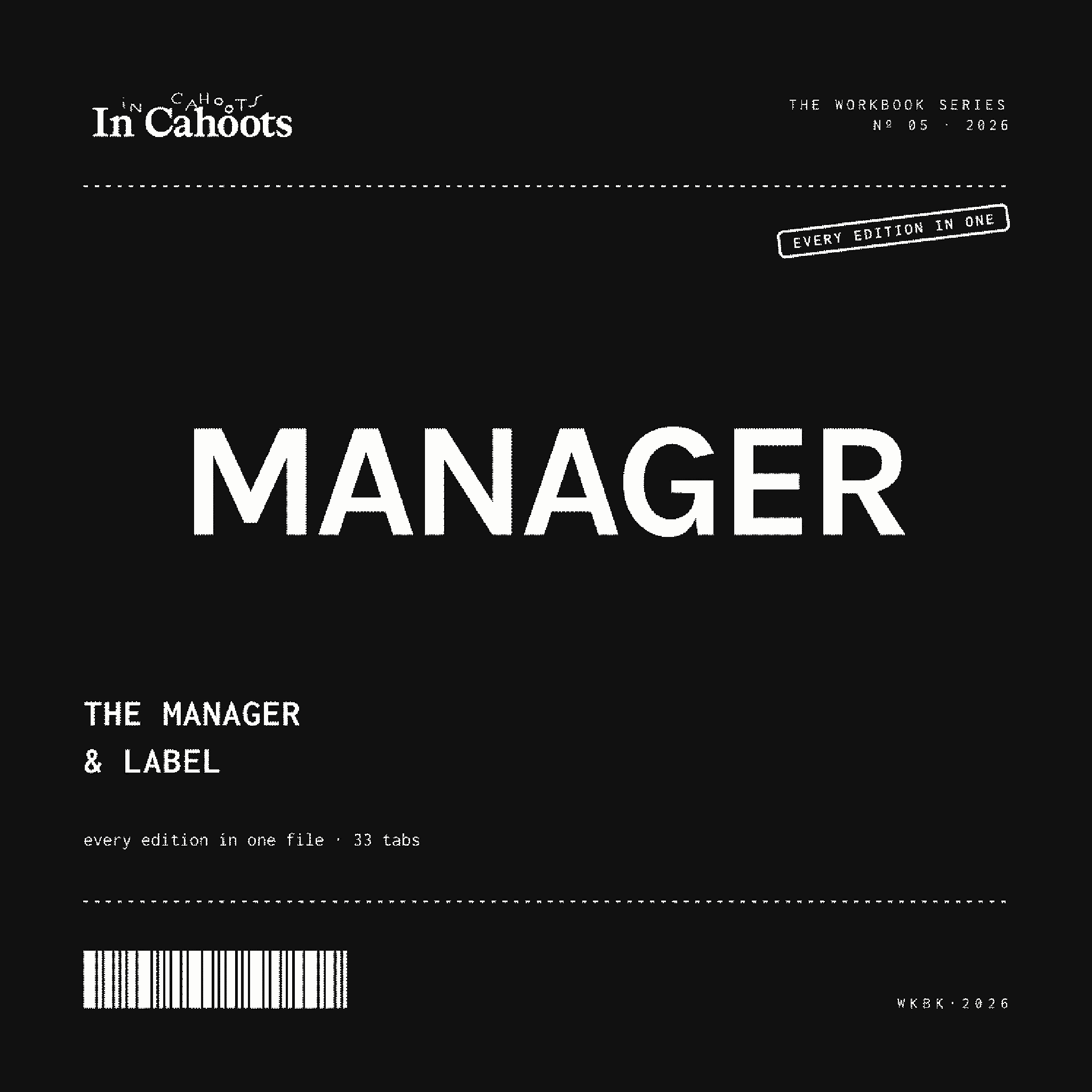 The Manager & Label cover